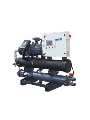 Ein guter Preis. Wassergekühlter Schraubkompressor-Kühler 200 PS 200 kW/hr Halbhermetische hohe Zirkulation Online